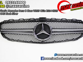 กระจังหน้า Mercedes Benz C Class W205 C63s 2014-2019 รุ่น AMG Black Silver