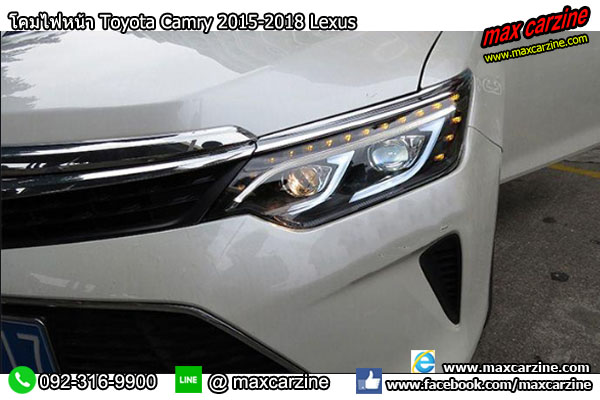 โคมไฟหน้า Toyota Camry 2015-2018 Lexus โคมไฟหน้า Toyota Camry 2015-2018 Lexus