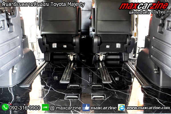พื้นลามิเนตลายหินอ่อน Toyota Majesty