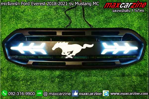 กระจังหน้า Ford Everest 2018-2021 รุ่น Mustang MC กระจังหน้า Ford Everest 2018-2021 รุ่น Mustang MC