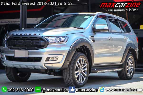 คิ้วล้อ Ford Everest 2018-2021 รุ่น 6 นิ้ว คิ้วล้อ Ford Everest 2018-2021 รุ่น 6 นิ้ว