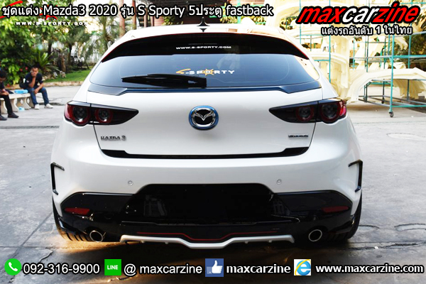ชุดแต่ง Mazda3 2020 รุ่น S Sporty 5ประตู fastback