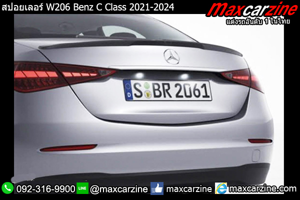 สปอยเลอร์ W206 Benz C Class 2021-2024 สปอยเลอร์ W206 Benz C Class 2021-2024