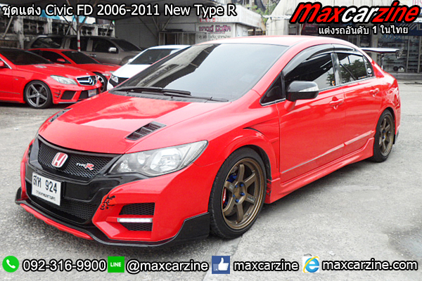 ชุดแต่ง Civic FD 2006-2011 New Type R ชุดแต่ง Civic FD 2006-2011 New Type R