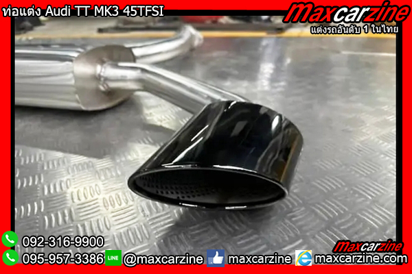 ท่อแต่ง Audi TT MK3 45TFSI