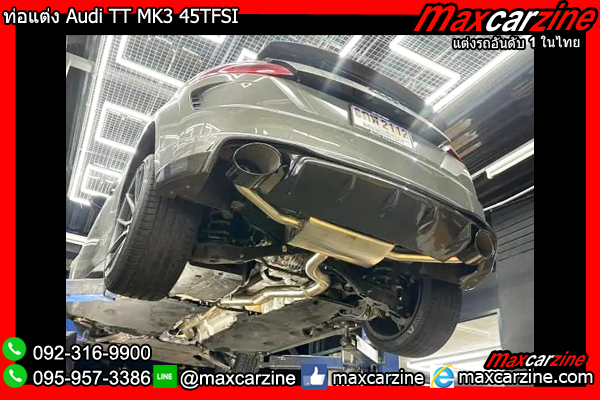 ท่อแต่ง Audi TT MK3 45TFSI ท่อแต่ง Audi TT MK3 45TFSI