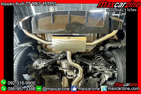 ท่อแต่ง Audi TT MK3 45TFSI ท่อแต่ง Audi TT MK3 45TFSI
