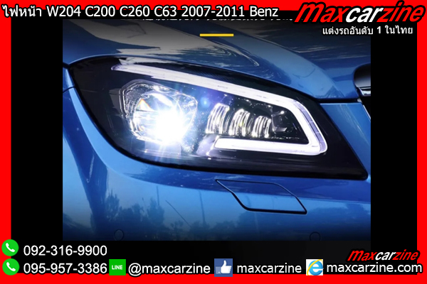 ไฟหน้า W204 C200 C260 C63 2007-2011 Benz Cclass