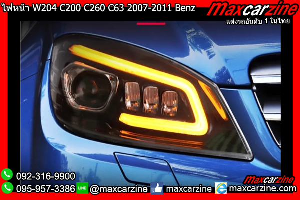 ไฟหน้า W204 C200 C260 C63 2007-2011 Benz Cclass