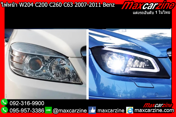 ไฟหน้า W204 C200 C260 C63 2007-2011 Benz Cclass